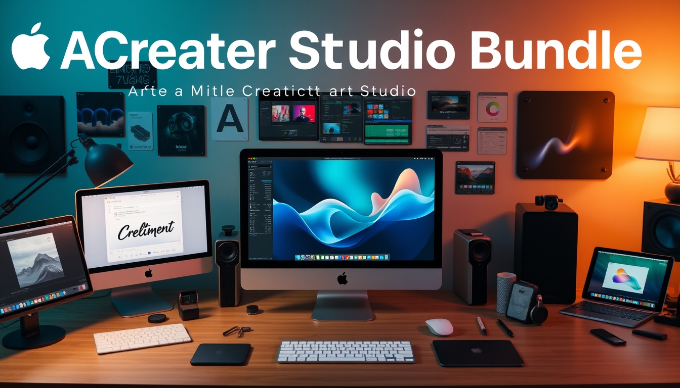 Apple Creator Studio Bundle: Six Apps for Creative Professionals