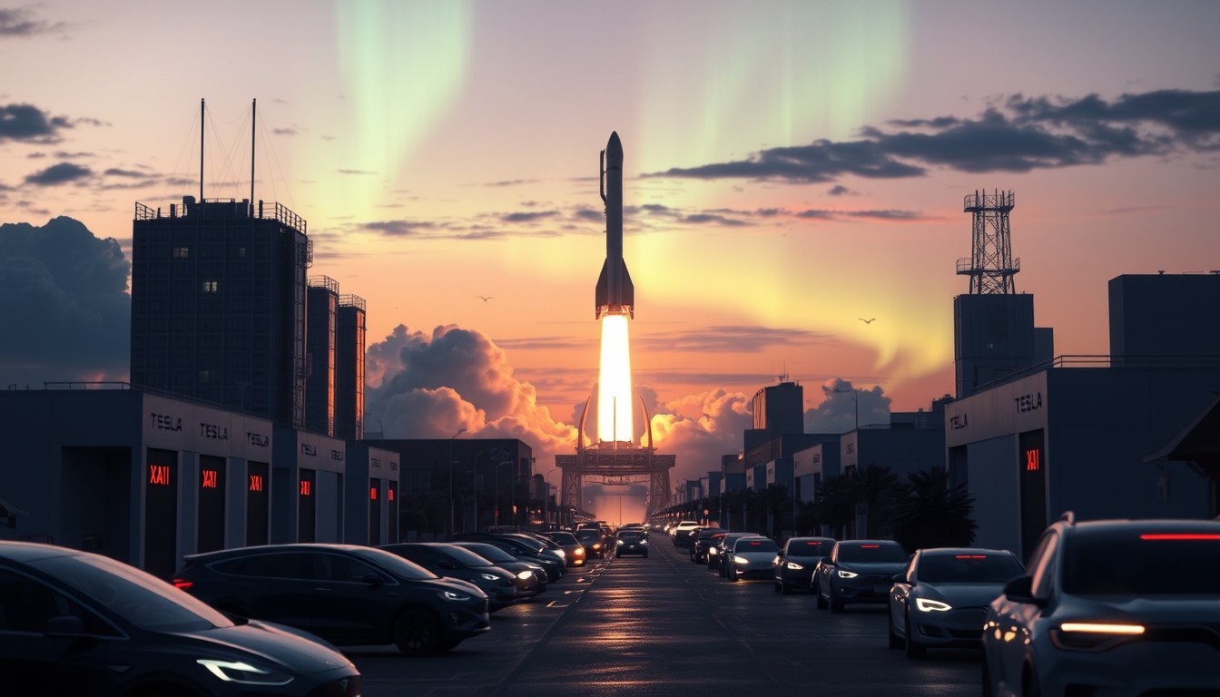 Elon Musk's SpaceX, Tesla, and xAI in merger talks