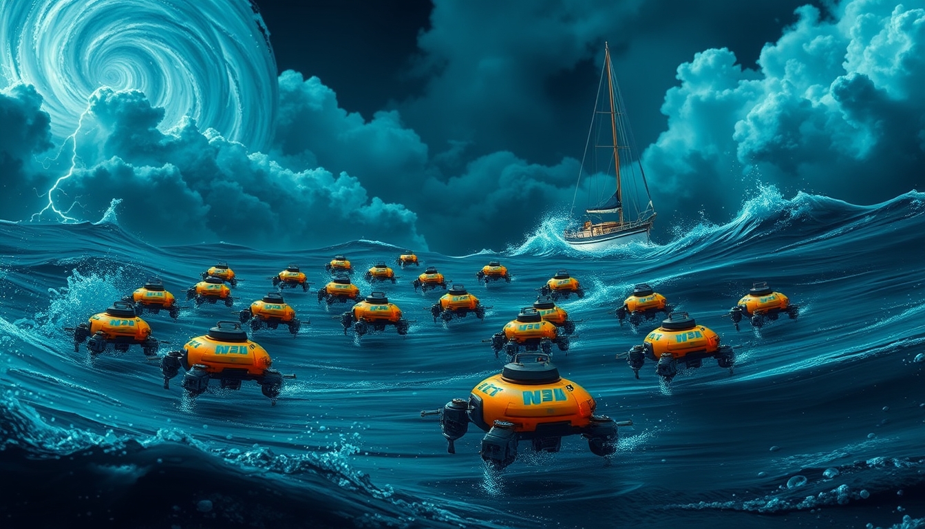 Oshen's C-Stars ocean robot collects data in a Category 5 hurricane