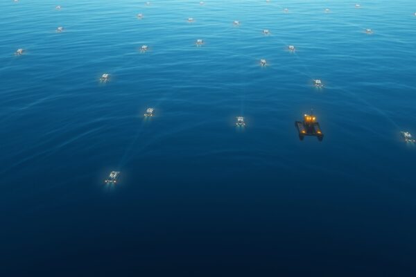 Underwater robots communicate with each other using Skana Robotics' technology
