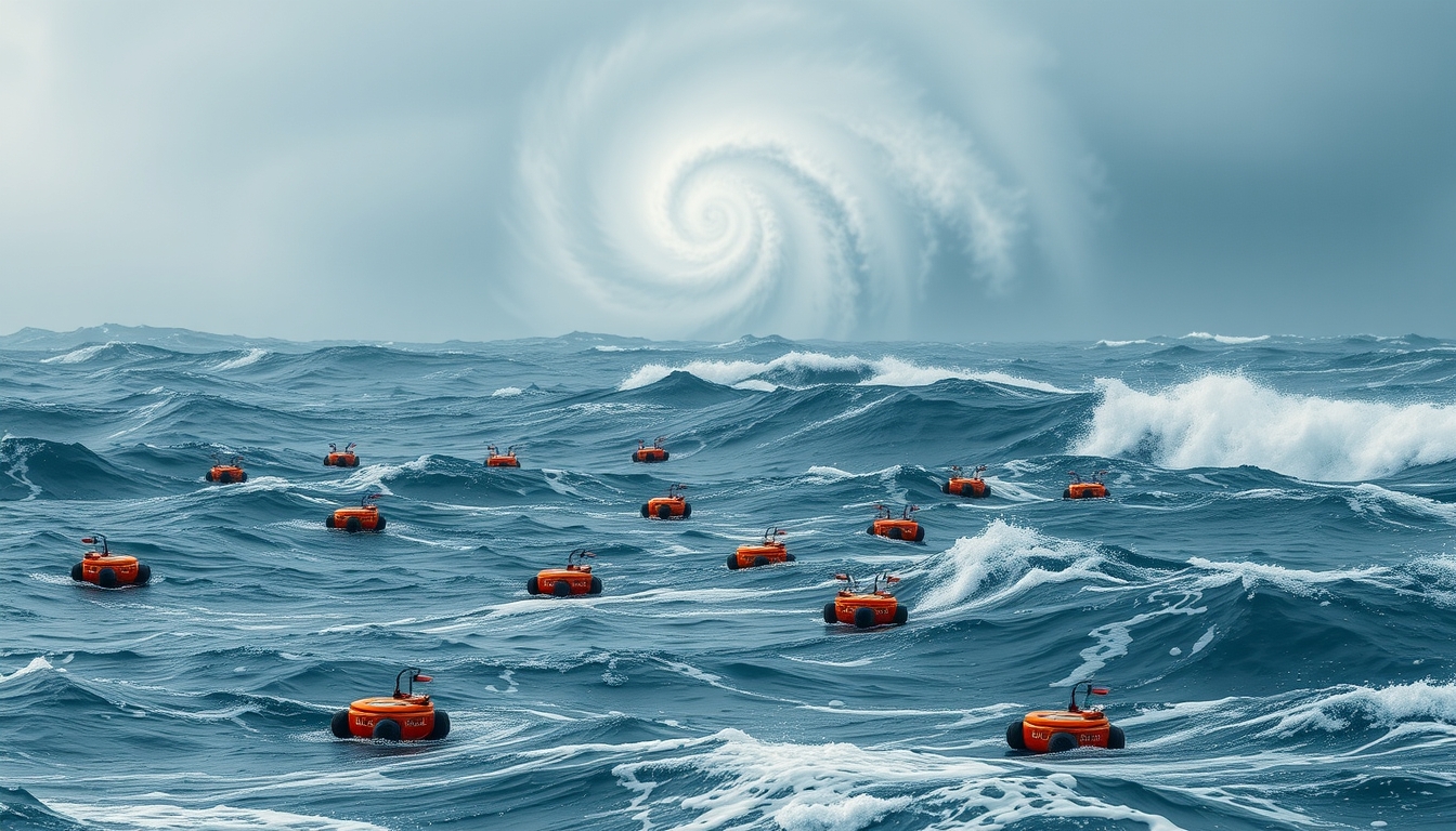 Oshen's C-Stars ocean robots collect data in a Category 5 hurricane
